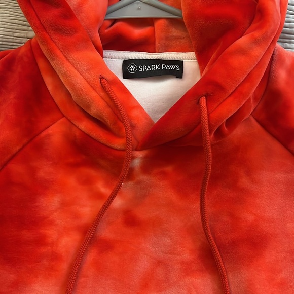 Ruby Red Velvet Hoodie - Picture 4 of 8